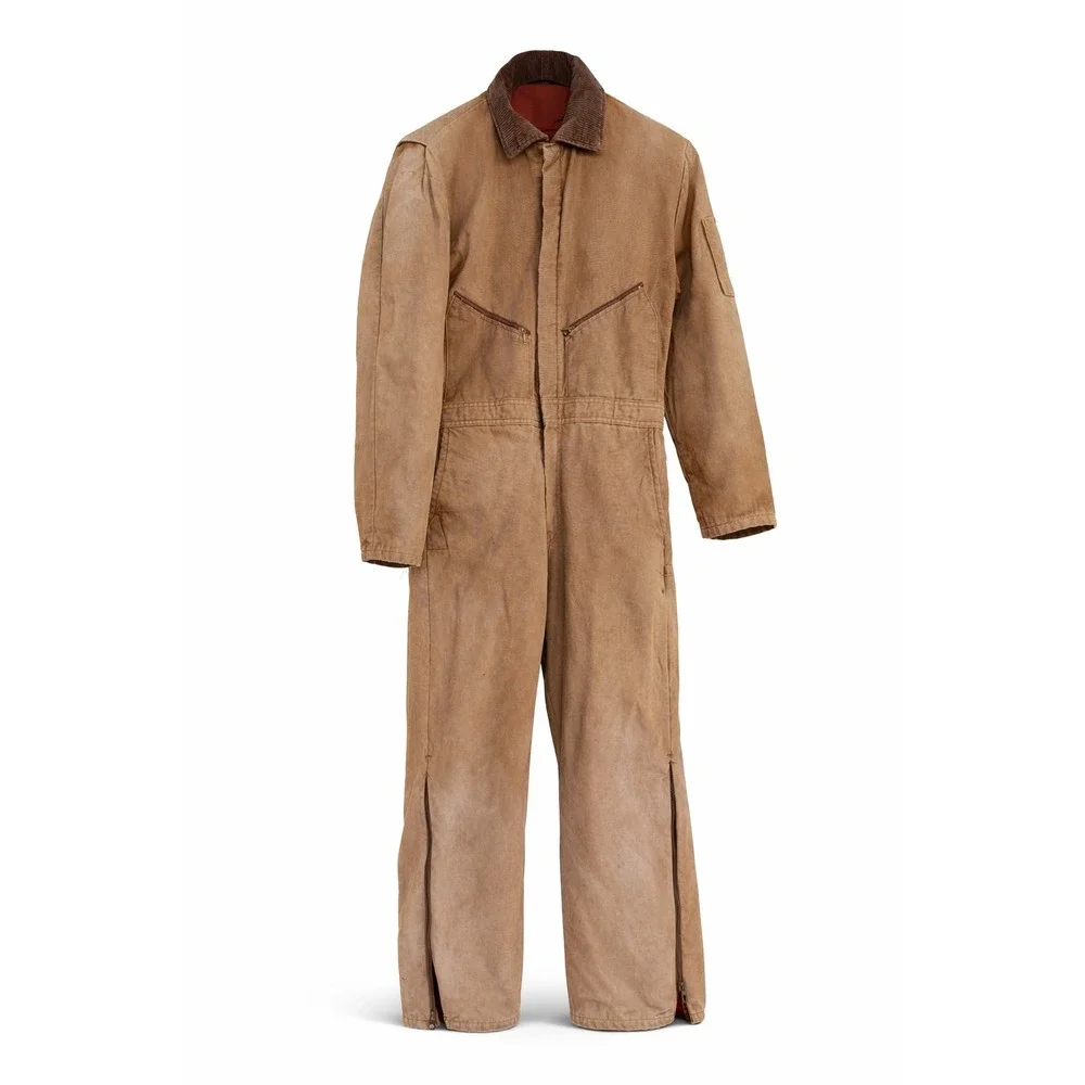 Men's Brown Workwear Coverall - Picture 1 of 16